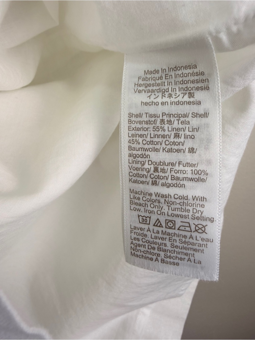 J. Crew Sleeveless White Button-Front Shift Dress size 8 - Picture 7 of 11